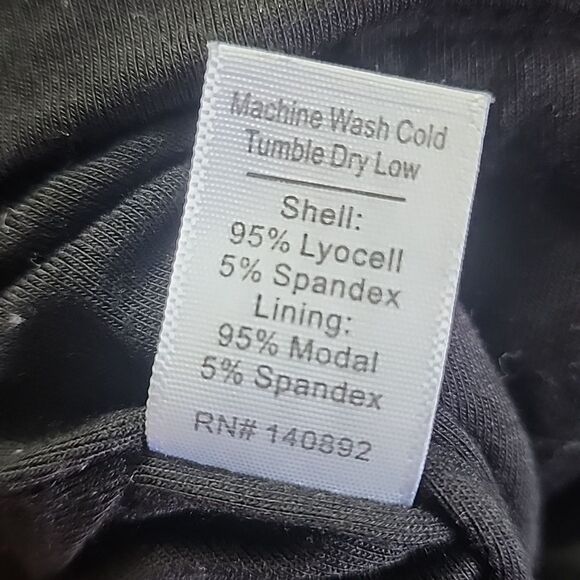 Marine Layer Lexi Daytime Ribbed Midi Tank Dress Black Large - Picture 6 of 7